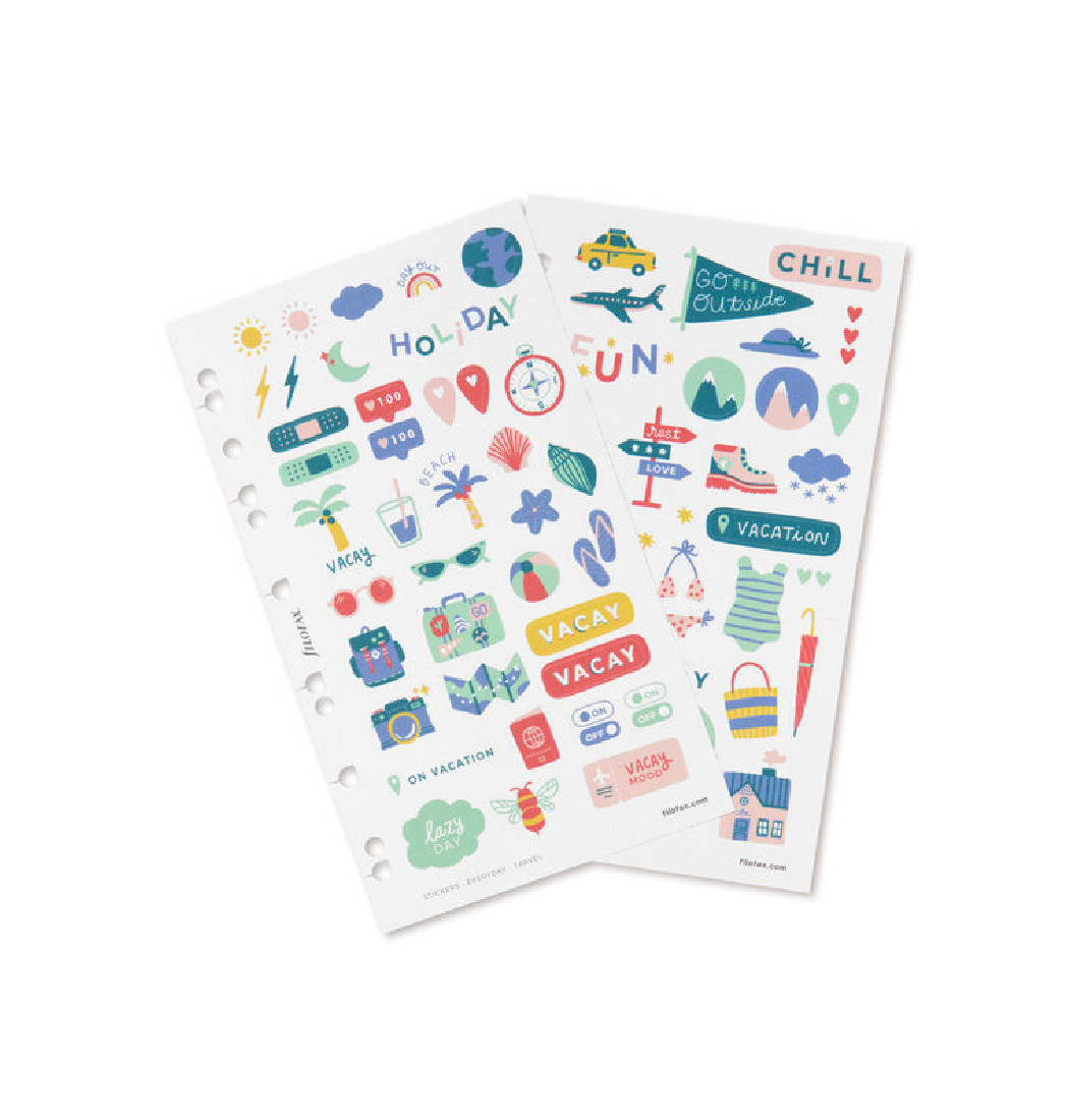 Everyday Travel Stickers 132912, Filofax