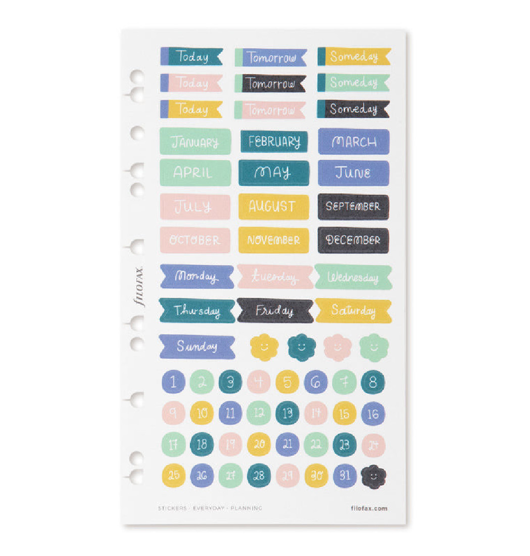 Everyday Planning Stickers 132914 Filofax