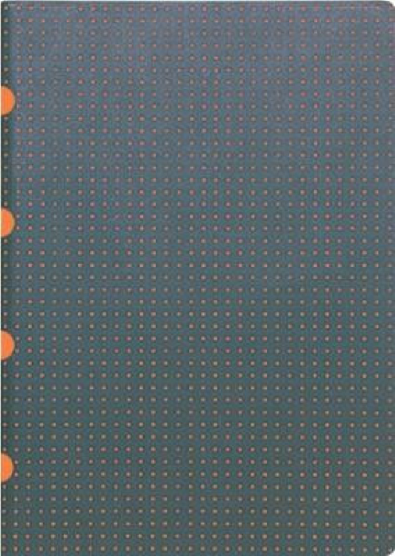 CAHIERS (SET OF TWO) GREY ON ORANGE CIRCULO A4 LINED PAPER-OH