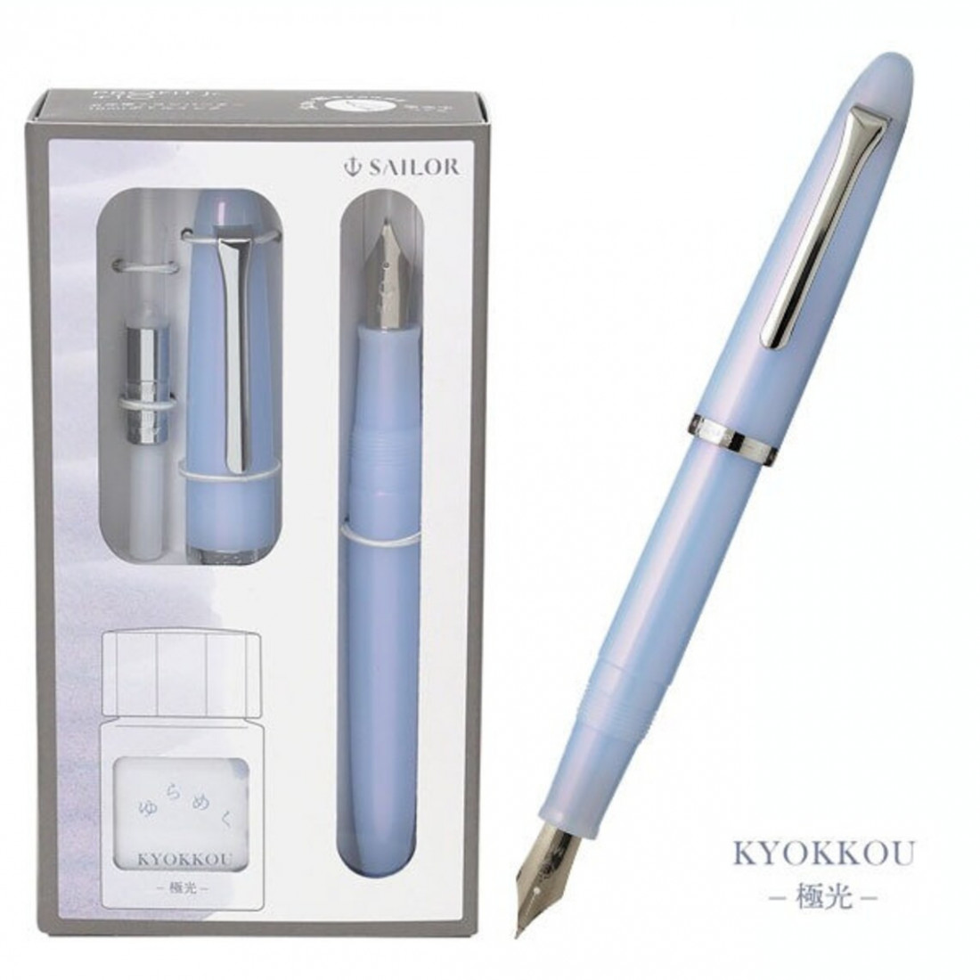 Sailor pen with Fude nib, Limited edition, Profit Jr. plus 10ml Special Ink Kyokkou plus Converter 10-0420-705
