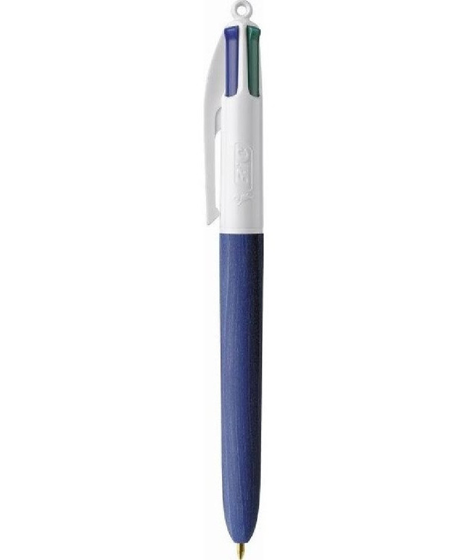 Στυλό 4 Χρωμάτων Wood Style Blue Bic