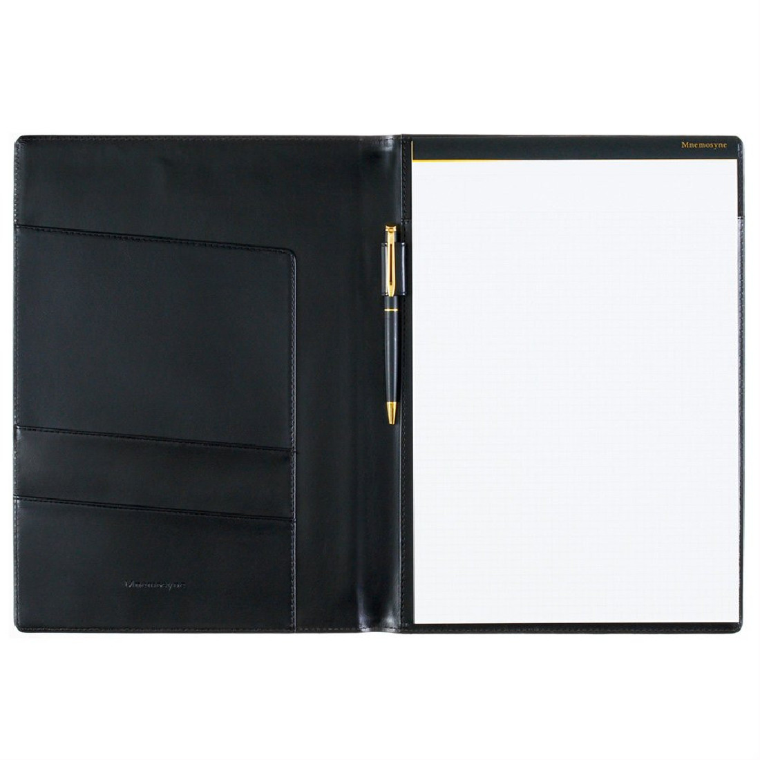 Mnemosyne Μemo Pad plus Synthetic Leather Holder HN187UA-05 A4 70sheets 5mm squared 80gr