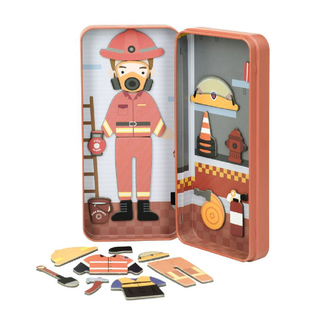 Μαγνητικό puzzle Firefighter 00085 Mier Edu