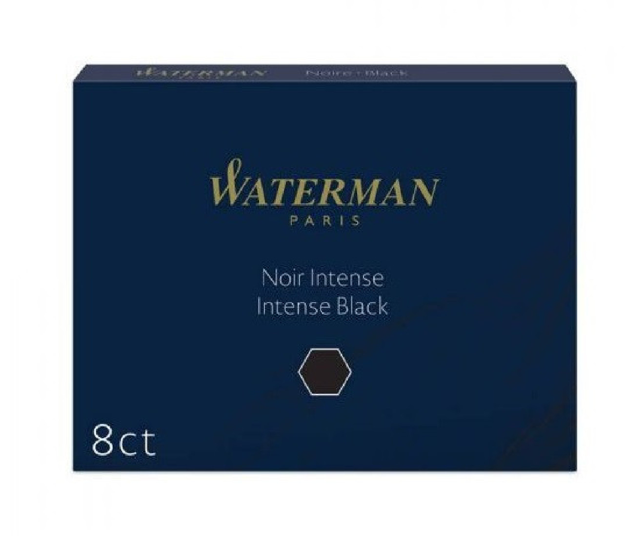 Waterman Ink Cartridges Black 8pcs