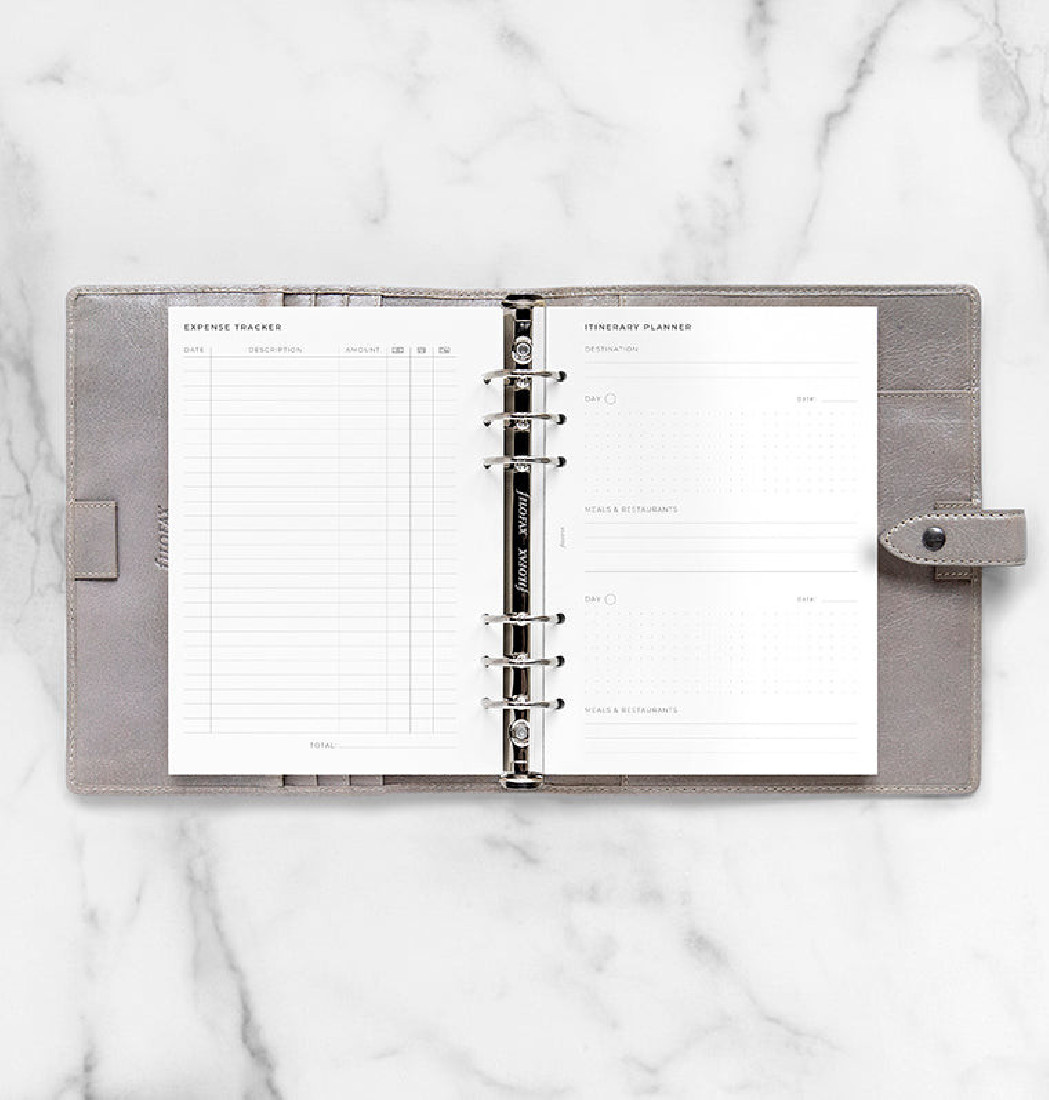 REFILL A5 TRAVEL PLANNER NOTEBOOK 152008 FILOFAX.