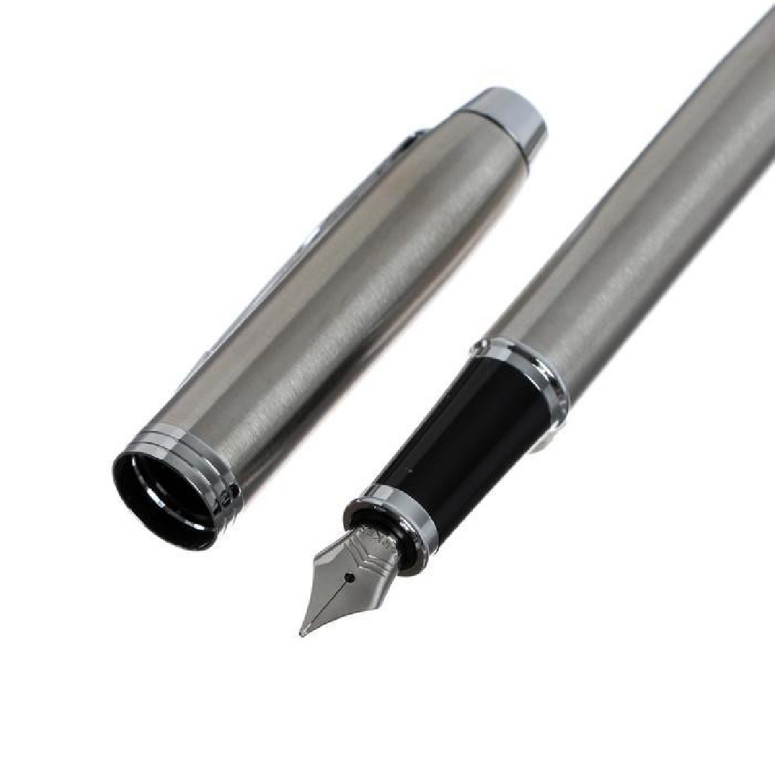 Parker IM Essential Stainless Steel CT Set Value Fountain Pen and Ballpen