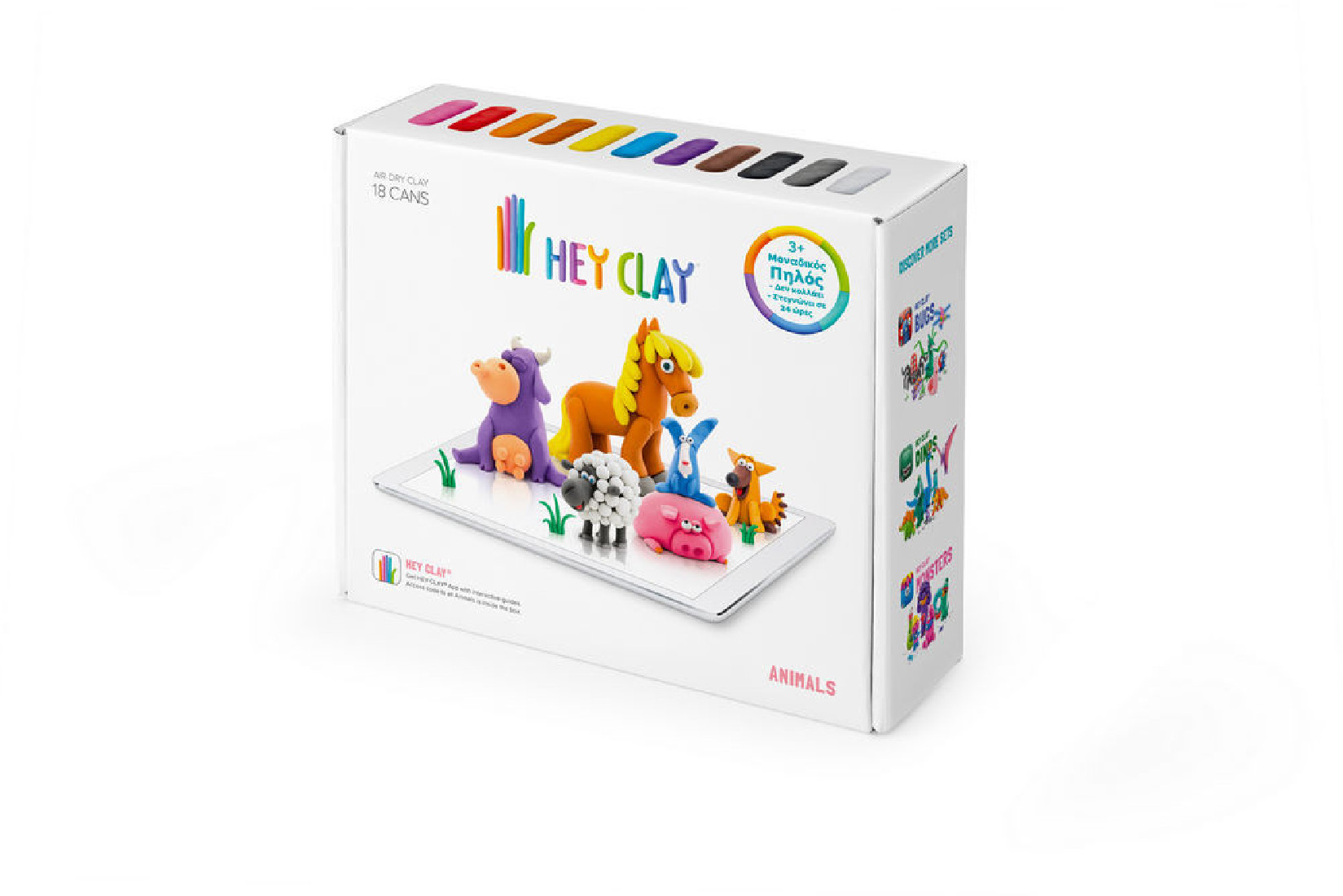 Κατασκευή με πηλό Claymates Animals 15012 Hey Clay.