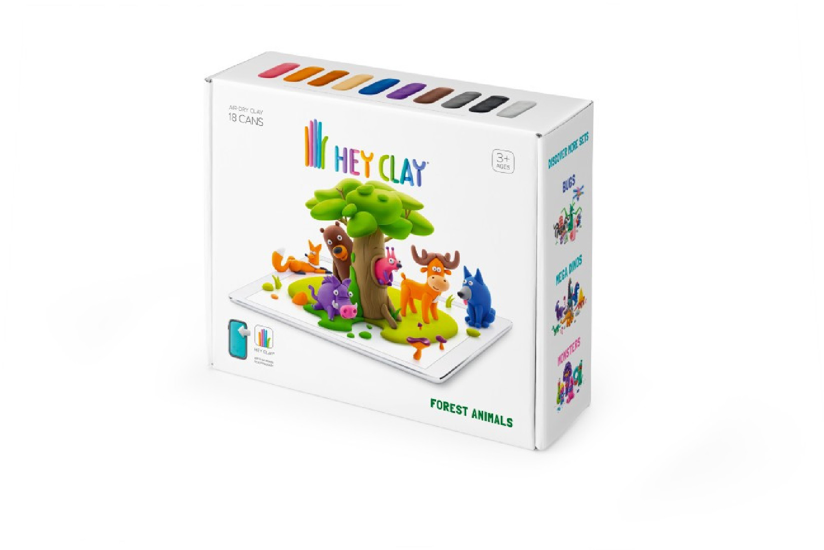 Κατασκευή με πηλό Claymates Forest Animals 15022 Hey Clay.