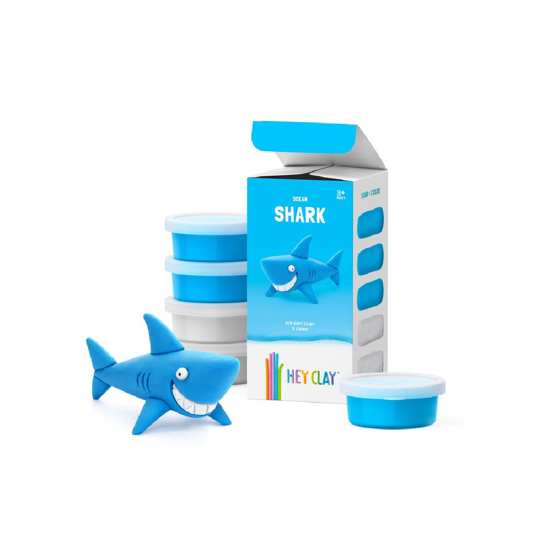 Κατασκευή με πηλό Claymates Shark 50123 Hey Clay