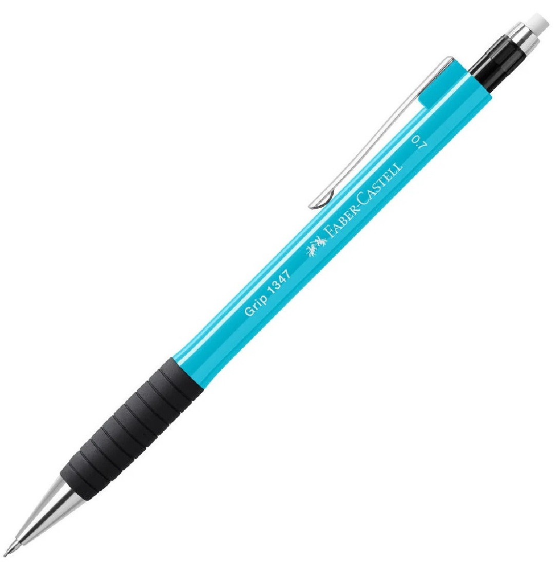 Mechanical Pencil Grip II 0.7mm Light Blue 1347 Faber Castell