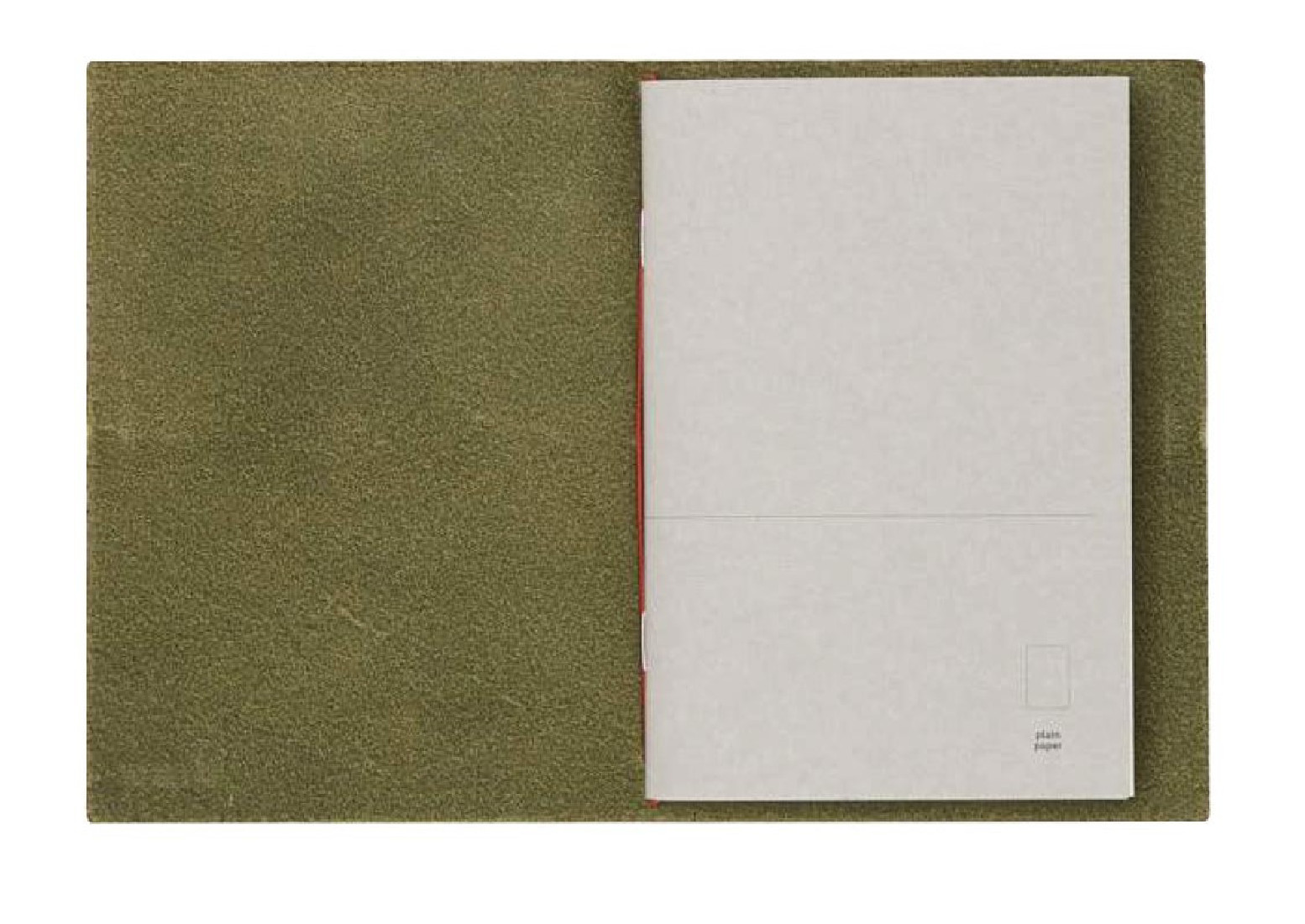 Paper Republic grand voyageur pocket botany green leather journal