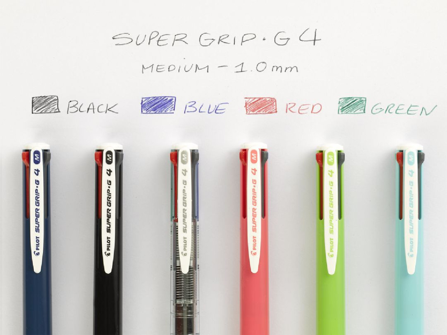 Στυλο 4 χρωμάτων Μπλέ Supergrip G4 1.0mm BPKGG-35M-NV Pilot