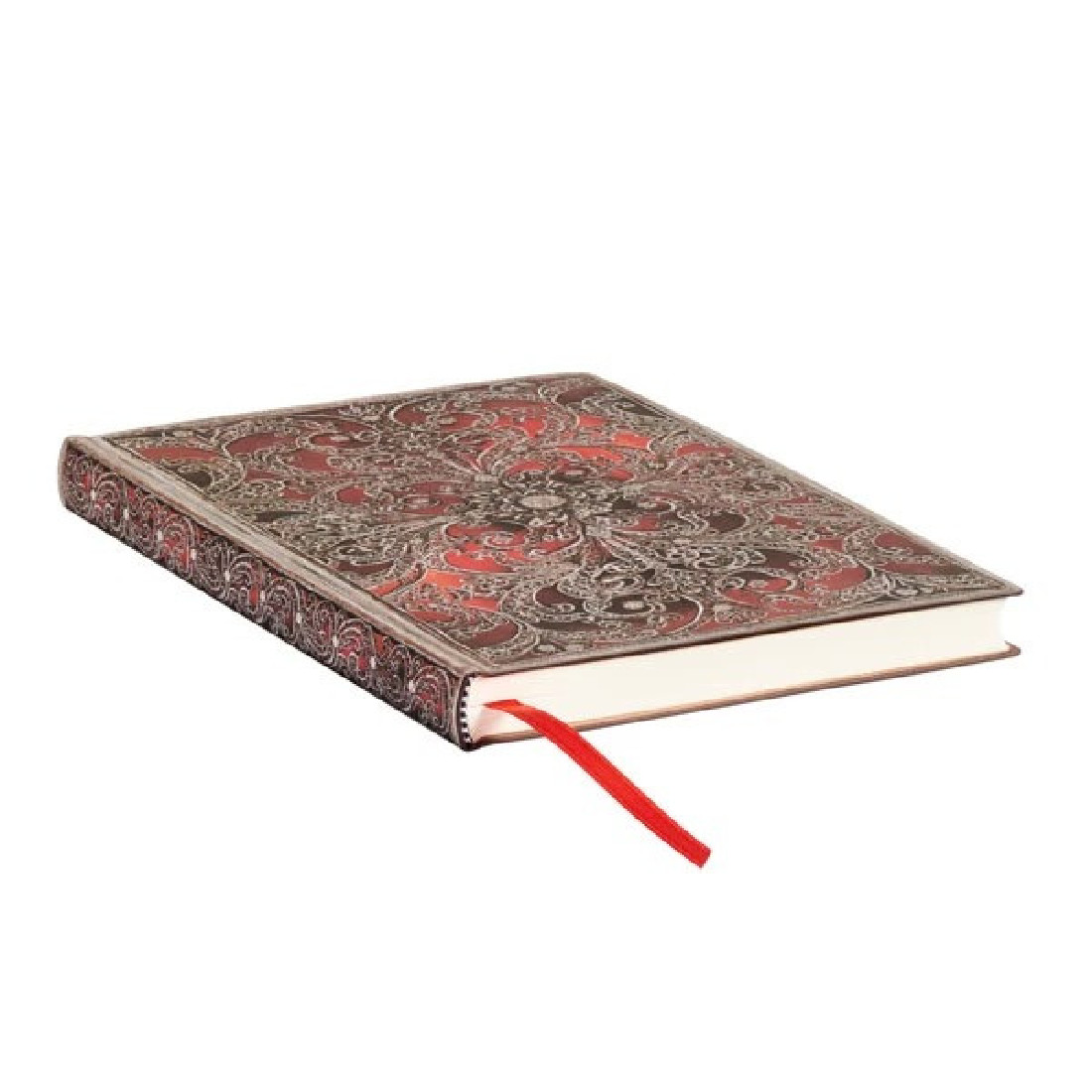 Paperblanks notebook, softcover, flexi, silver filigree collection, Ganrt, midi 13x17cm, 176 pages, lined, 100g