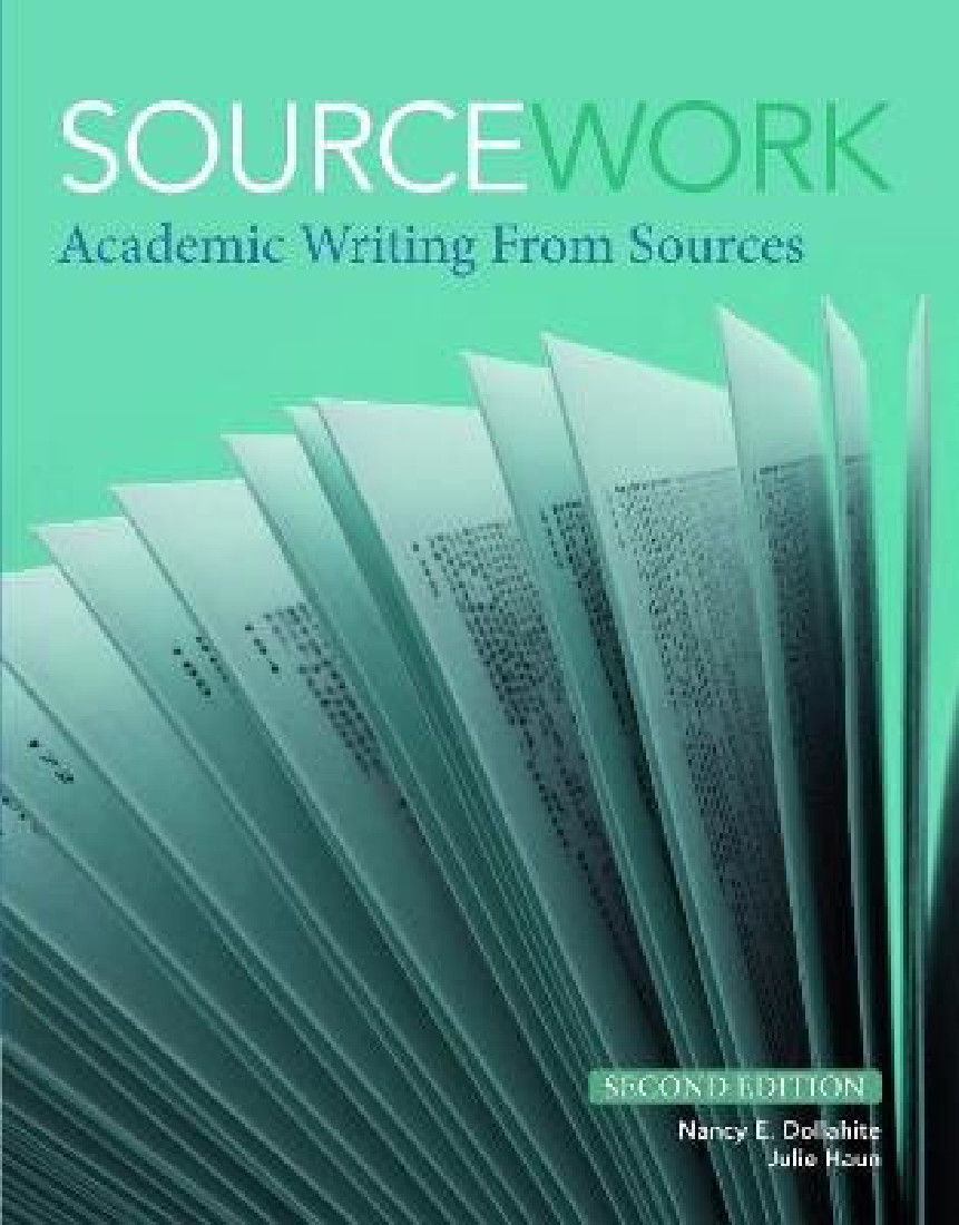 SOURCEWORK ACADEMIC WRITING FROM SOURCES SB