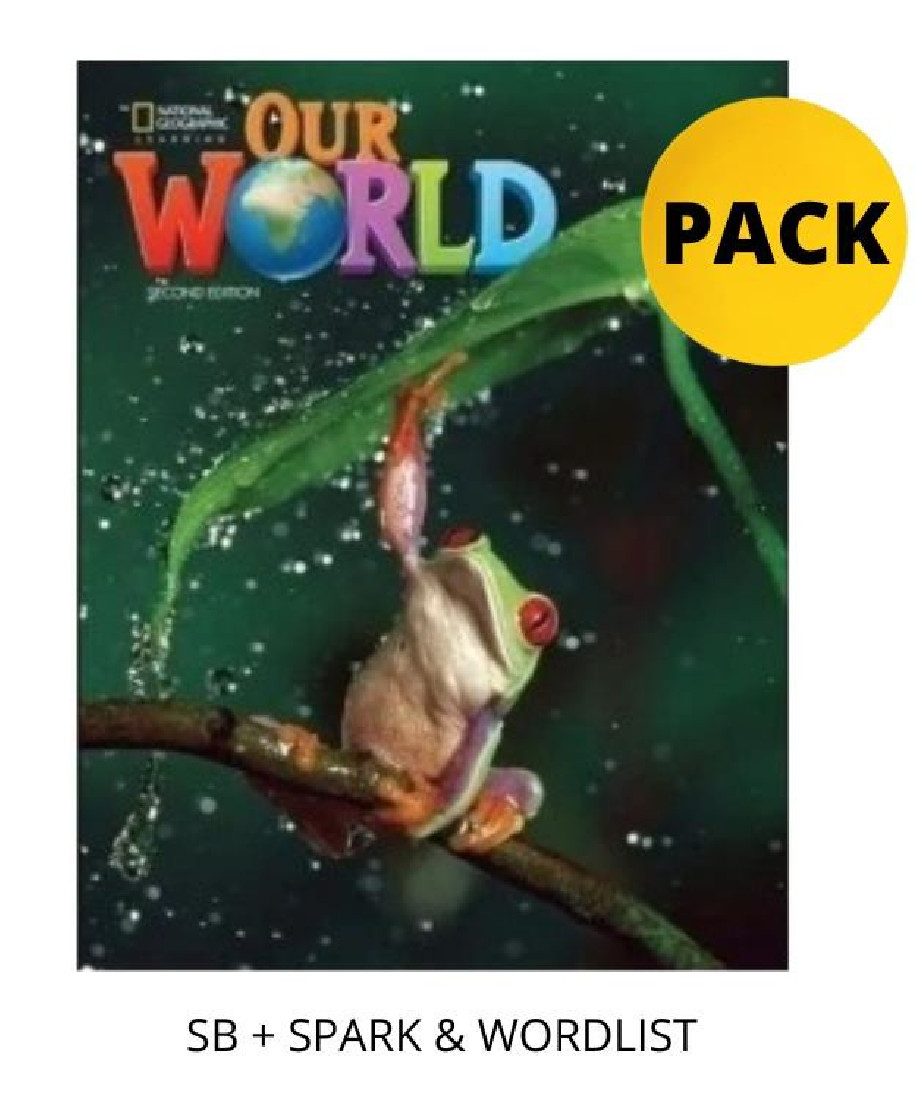 OUR WORLD 1 PACK FOR GREECE (SB + SPARK & WORDLIST) BRIT. ED 2ND ED