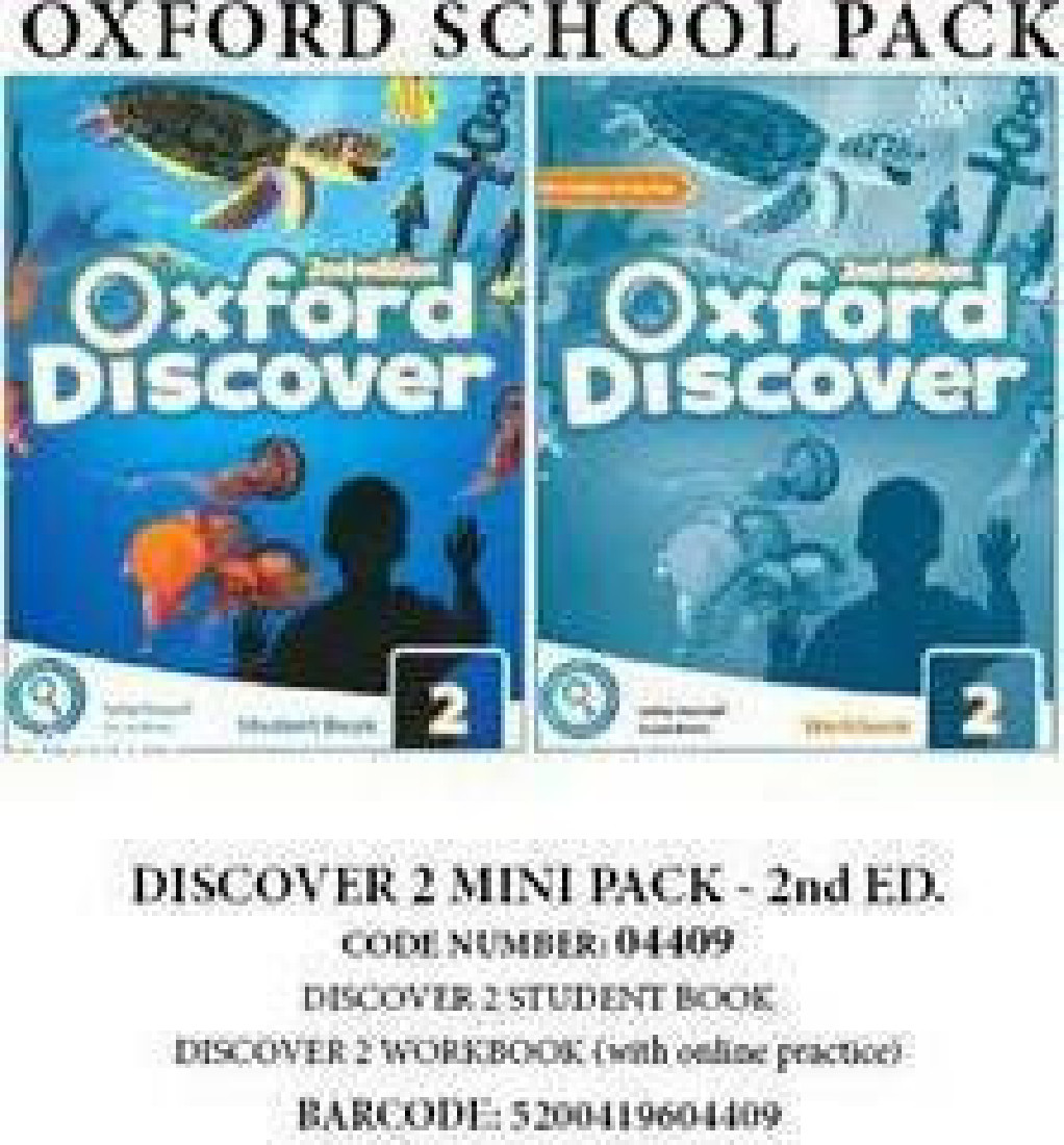 OXFORD DISCOVER 2 PACK MINI (incl. SB + WB + READER) - 04409 2ND ED
