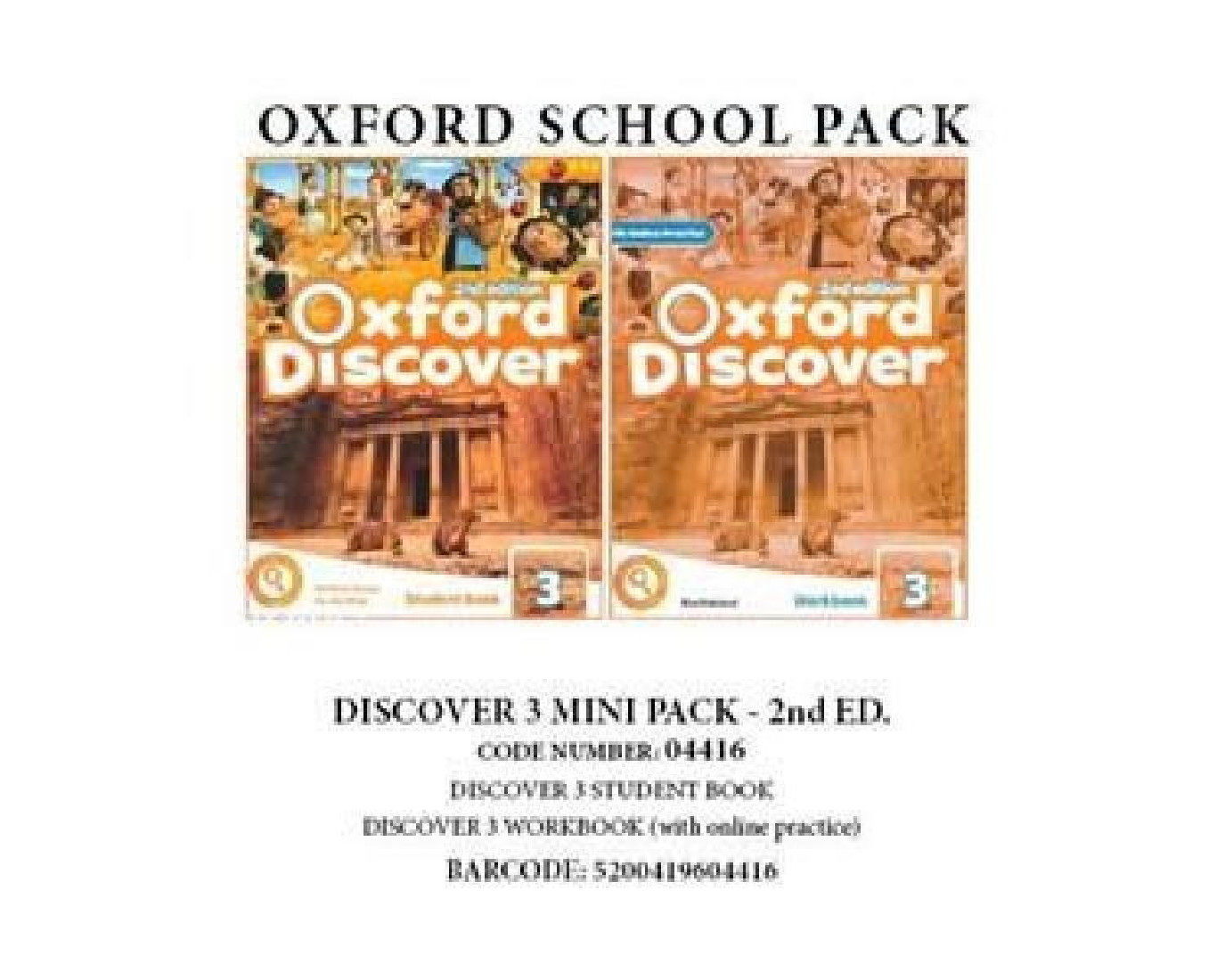 OXFORD DISCOVER 3 PACK MINI (SB + WB + READER) 2ND ED