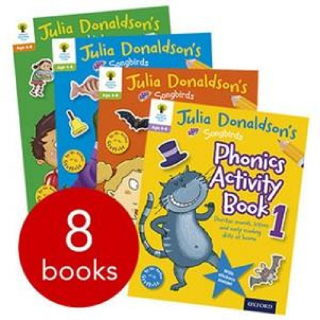 SONGBIRDS ACTIVITY COLLECTION - 8 BOOKS