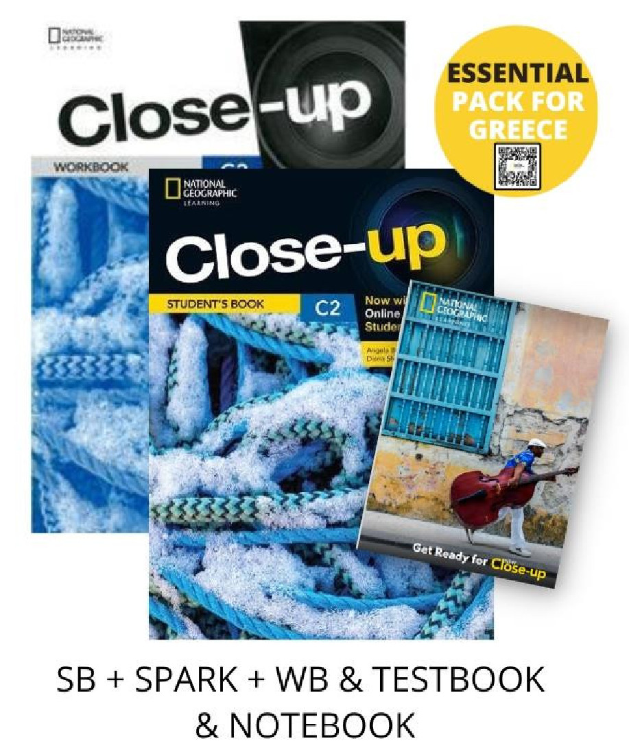 CLOSE-UP C2 ESSENTIAL PACK FOR GREECE (SB + SPARK + WB & TESTBOOK & NOTEBOOK) 2ND ED