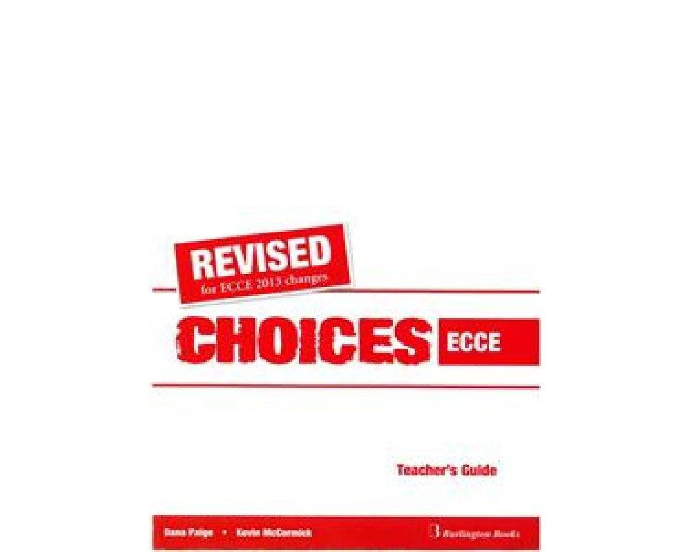 CHOICES ECCE TEACHERS GUIDE REVISED