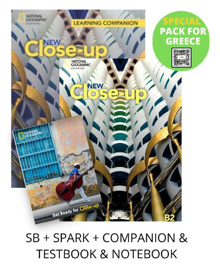 NEW CLOSE-UP B2 SPECIAL PACK FOR GREECE (SB + SPARK + COMPANION & TESTBOOK & NOTEBOOK)
