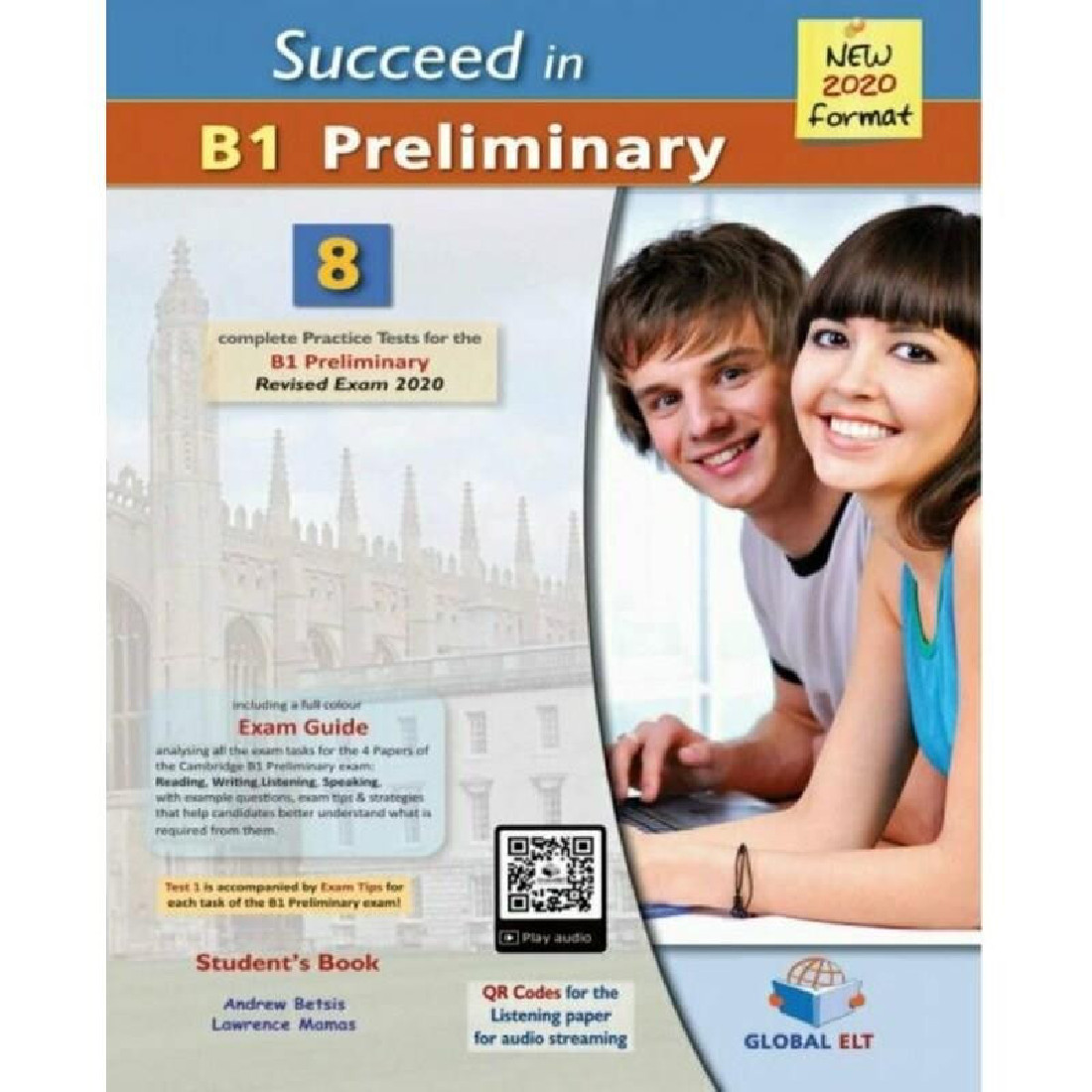 SUCCEED IN B1 PRELIMINARY 8 COMPLETE PRACTICE TESTS MP3 CD NEW 2020 FORMAT