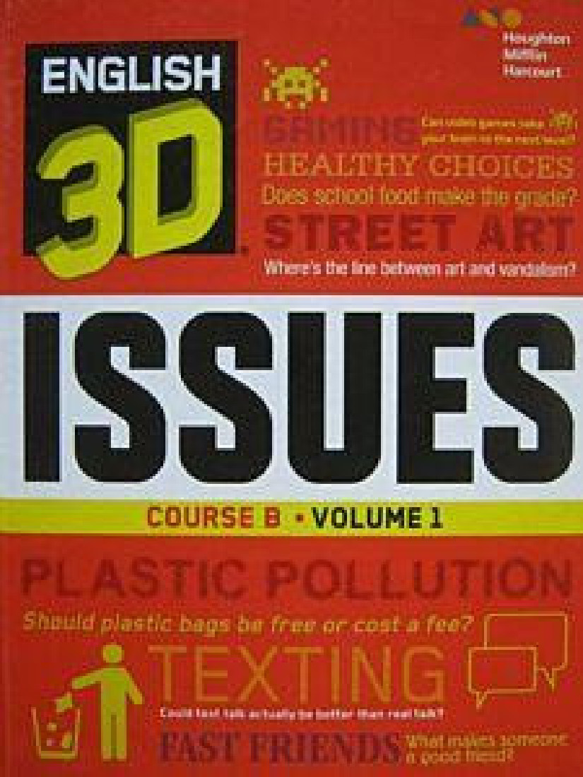 ENGLISH 3D COURSE B VOLUME 1 ISSUES BOOK - 2021