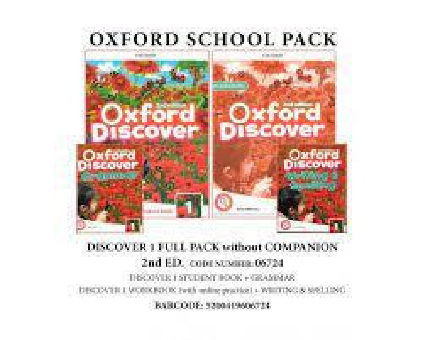 OXFORD DISCOVER 1 FULL PACK (WITHOUT COMPANION) - 06724 2ND ED
