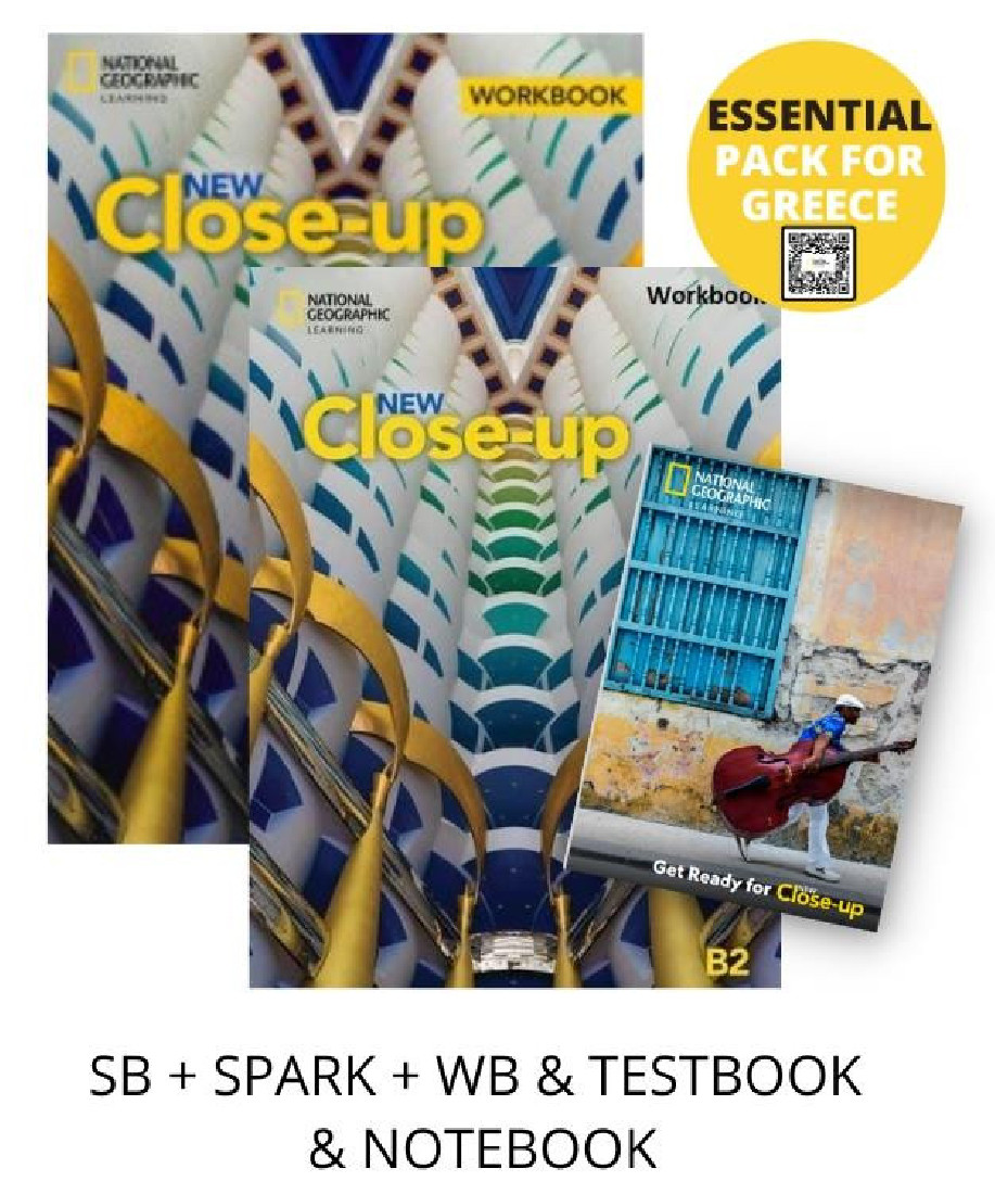 NEW CLOSE-UP B2 ESSENTIAL PACK FOR GREECE (SB + SPARK + WB & TESTBOOK & NOTEBOOK)