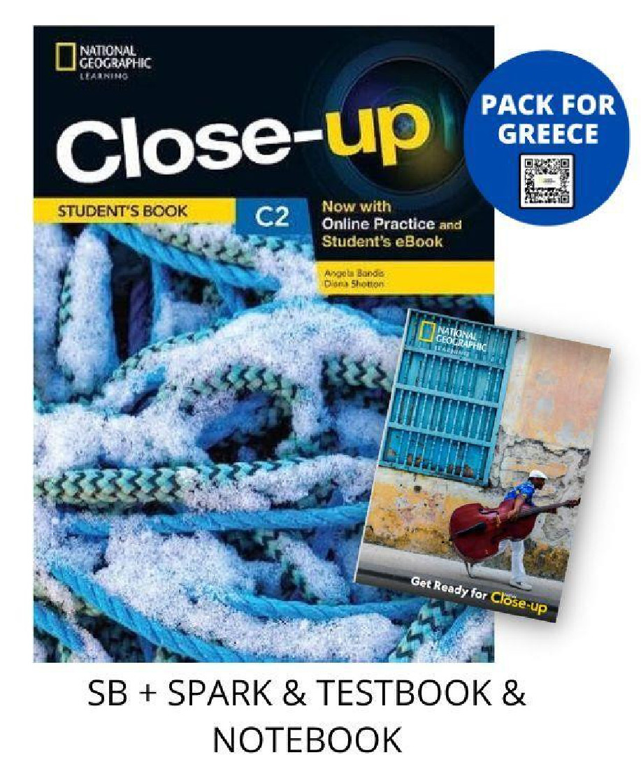 CLOSE-UP C2 PACK FOR GREECE (SB + SPARK & TESTBOOK & NOTEBOOK)