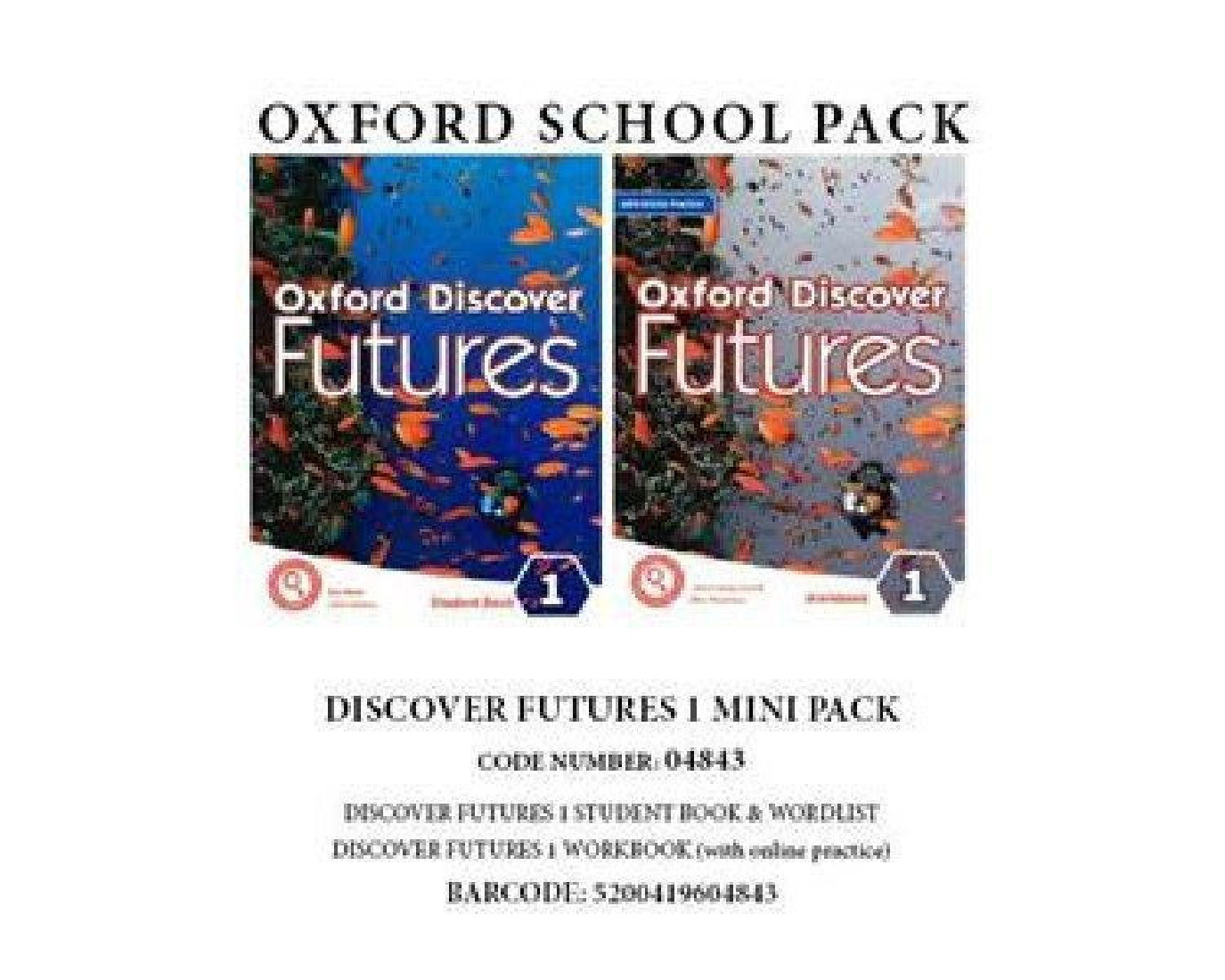 OXFORD DISCOVER FUTURES 1 MINI PACK (SB+ WB (+ONLINE) +WORDLIST) - 04843