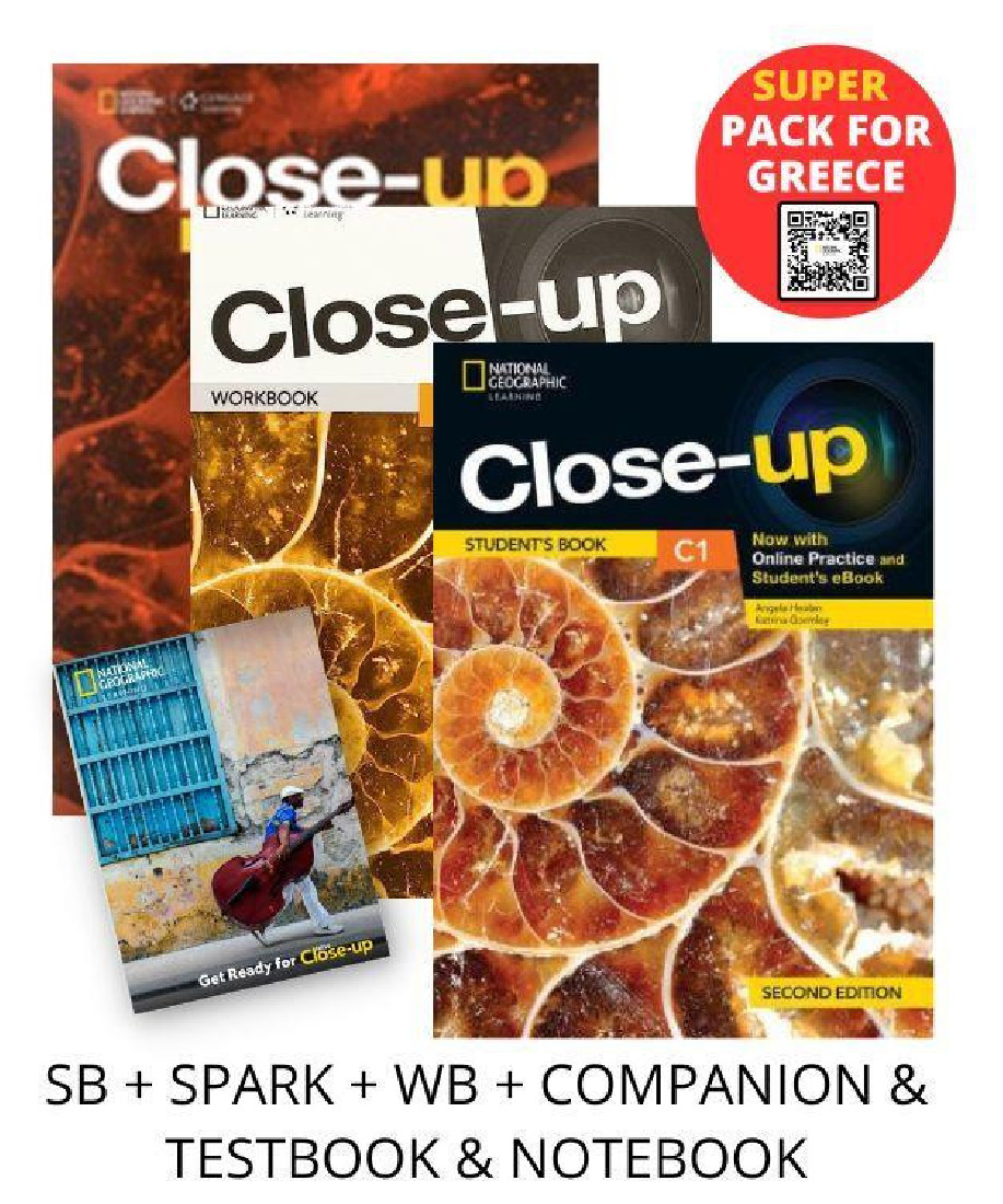 CLOSE-UP C1 SUPER PACK FOR GREECE (SB + SPARK + WB + COMPANION & TESTBOOK & NOTEBOOK)