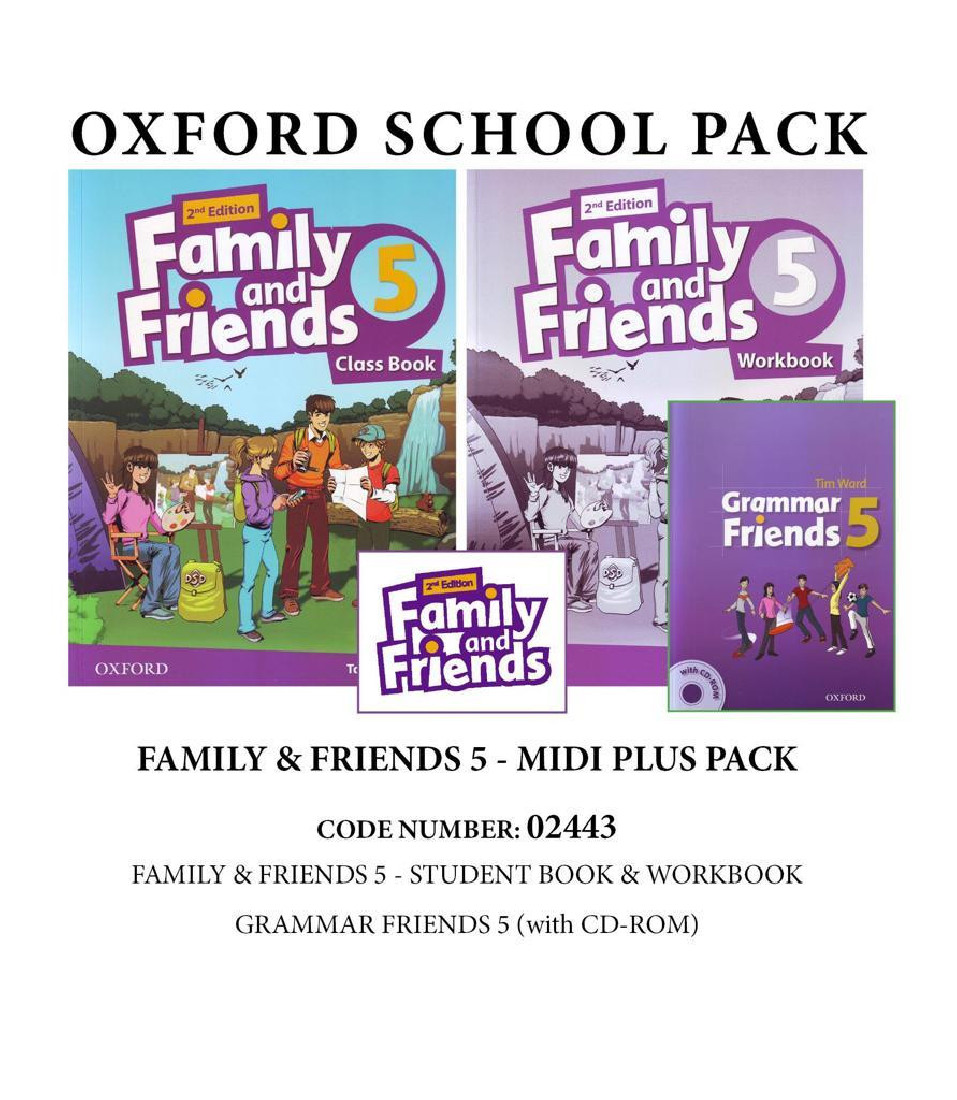 FAMILY AND FRIENDS 5 MIDI PLUS PACK - 02443 2ND ED