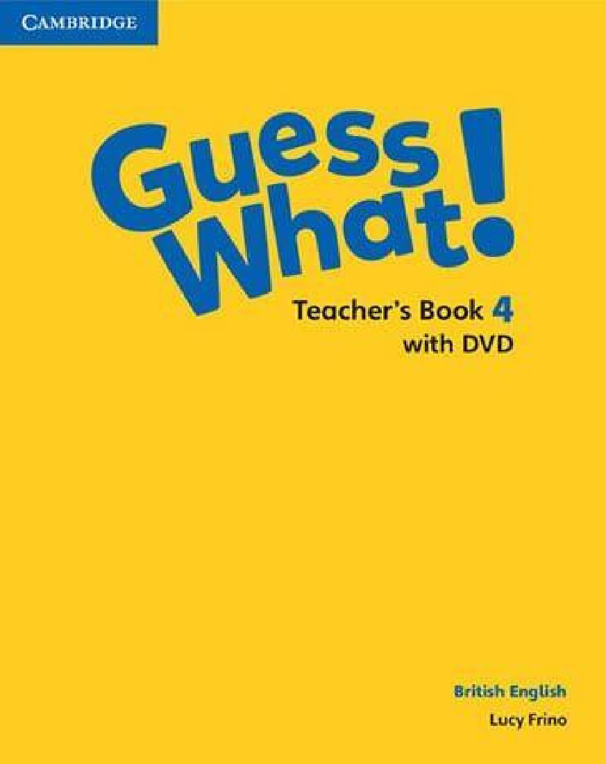 GUESS WHAT! 4 TCHRS (+ DVD)