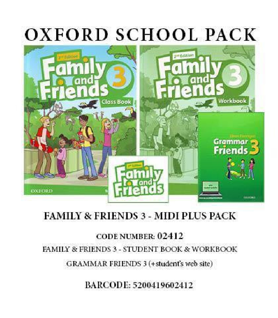 FAMILY AND FRIENDS 3 SKILL PACK (SB+ WB+ GRAMMAR FRIENDS 3) - 02412 2ND ED