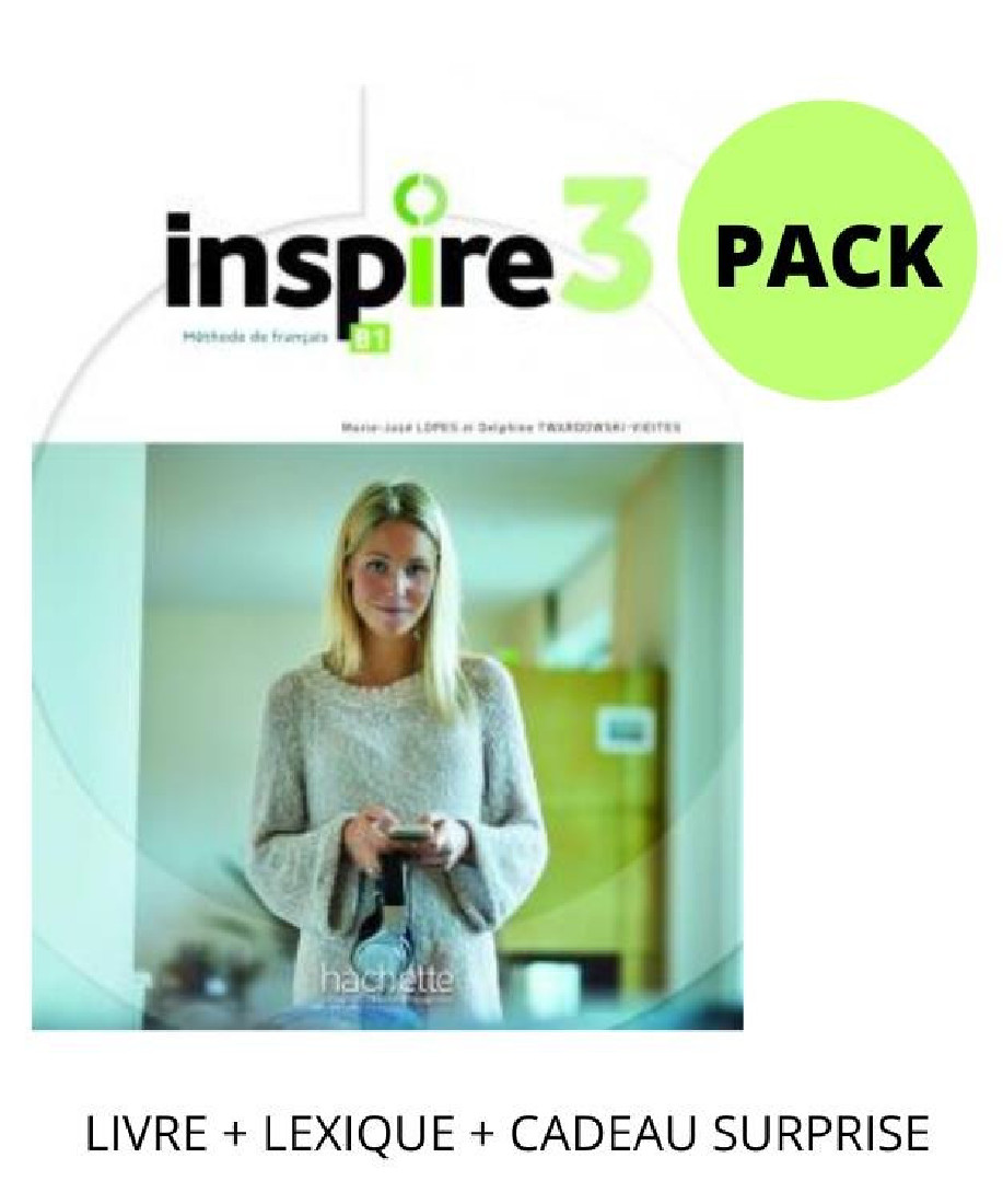 INSPIRE 3 PACK (LIVRE + LEXIQUE + CADEAU SURPRISE)