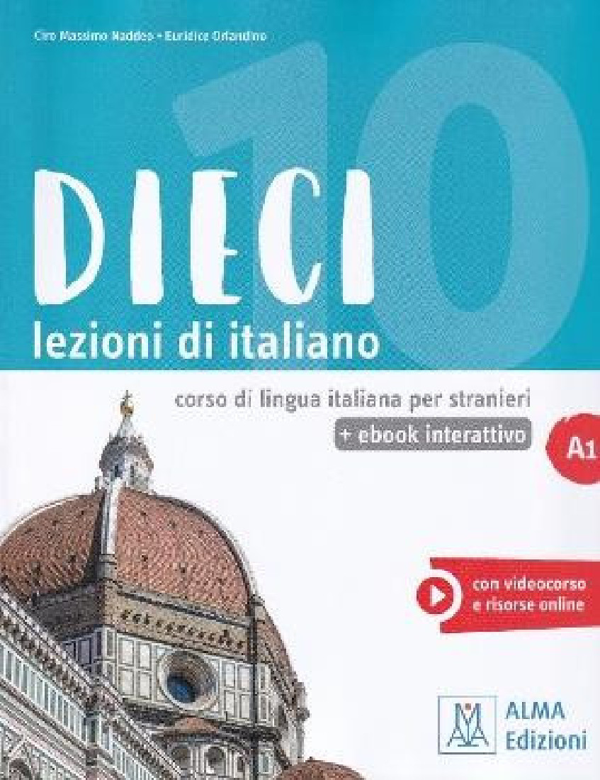 DIECI LEZIONI DI ITALIANO A1 LIBRO (+ E-BOOK)