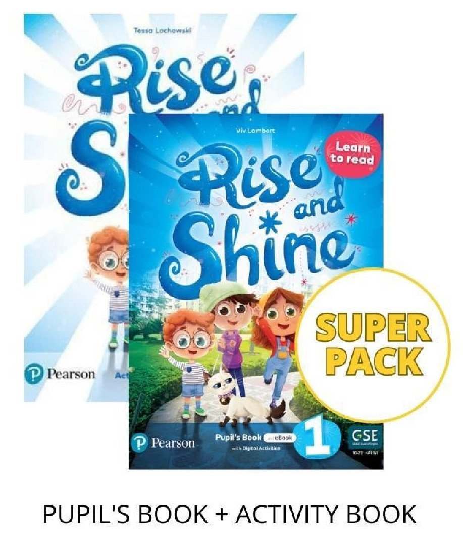 RISE AND SHINE 1 : LEARN TO READ SUPER PACK (PUPILS BOOK + ACTIVITY BOOK + E-BOOKS)