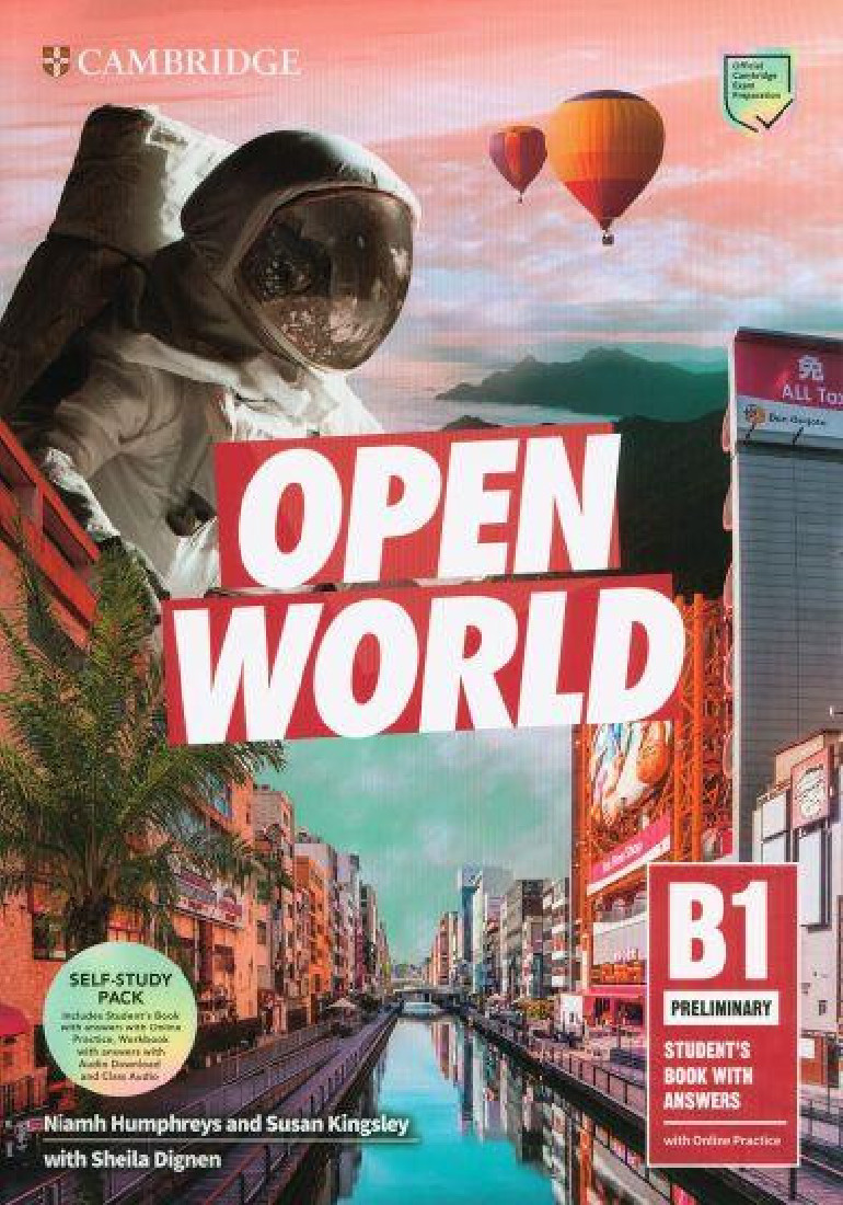 OPEN WORLD B1 PRELIMINARY SELF STUDY BOOK (SB WITH KEY WITH ON LINE PRACTICE + WB WITH KEY WITH AUDIO)