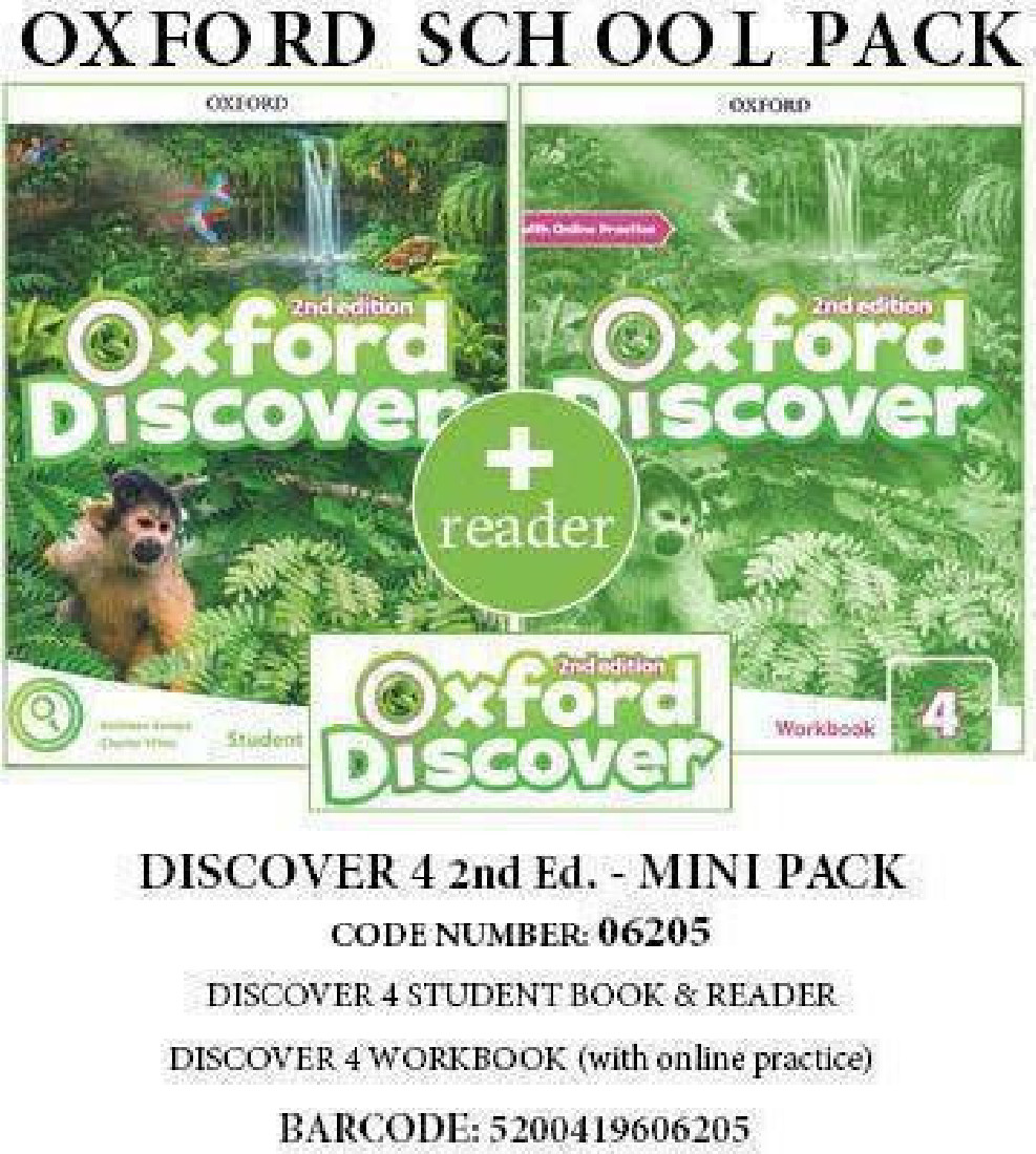DISCOVER 4 (II ED) MINI PACK (+READER) -06205
