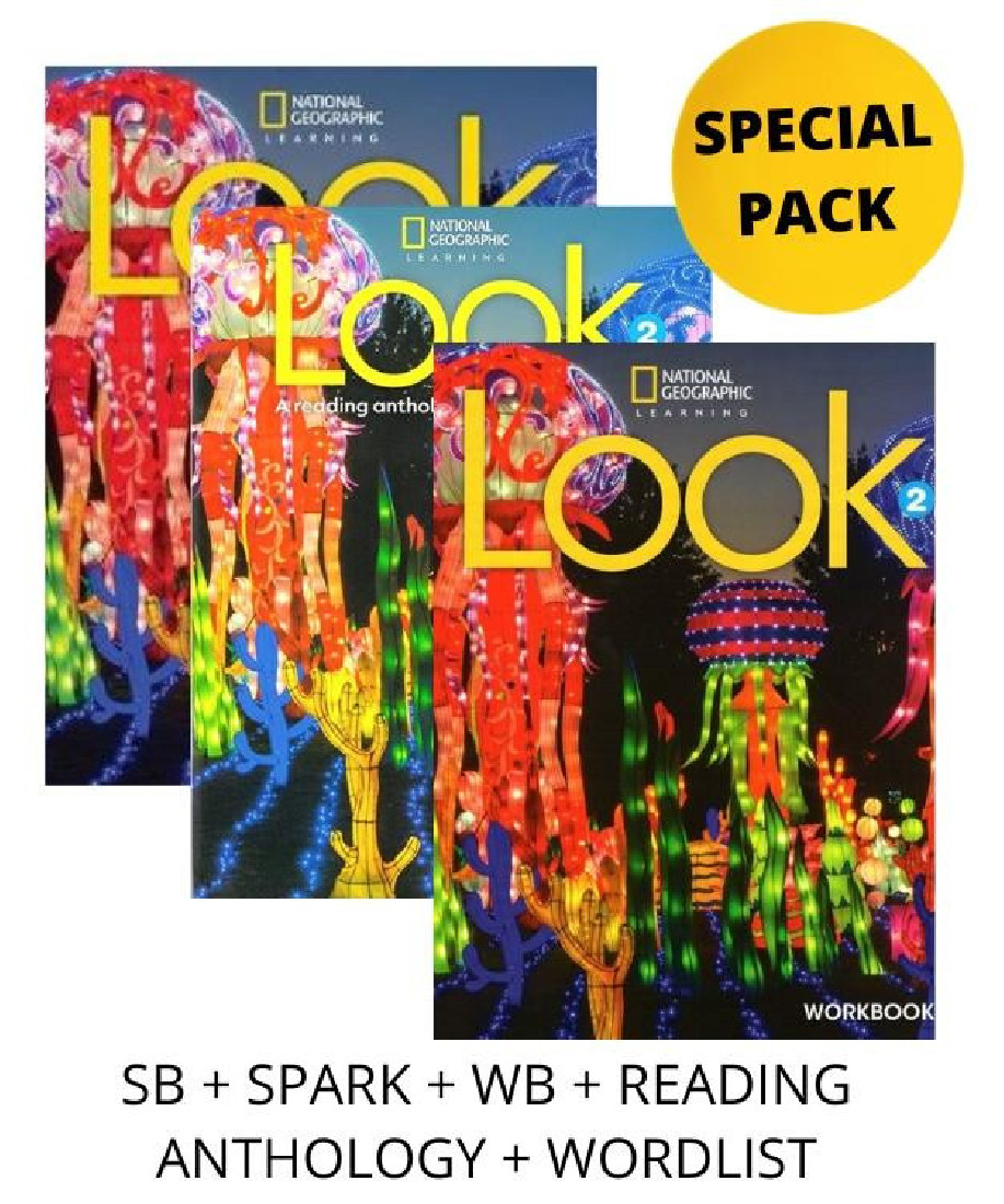 LOOK 2 SPECIAL PACK FOR GREECE (SB + SPARK + WB + READING ANTHOLOGY & WORDLIST) BRIT. ED