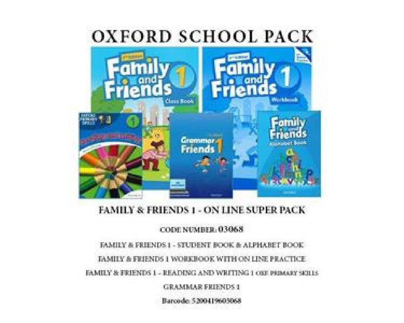 FAMILY AND FRIENDS 1 ONLINE SUPER PACK - 03068 2ND ED