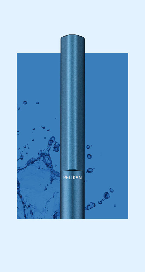Pelikan Ineo aluminium ocean blue ballpen