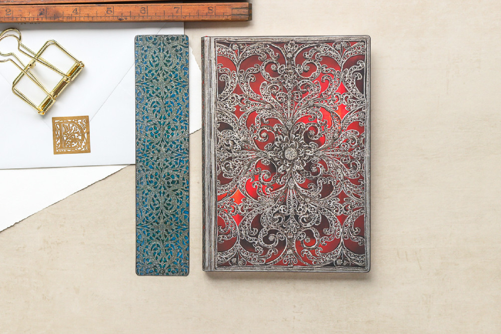 Paperblanks Notebook Silver Filigree Ultra Lined