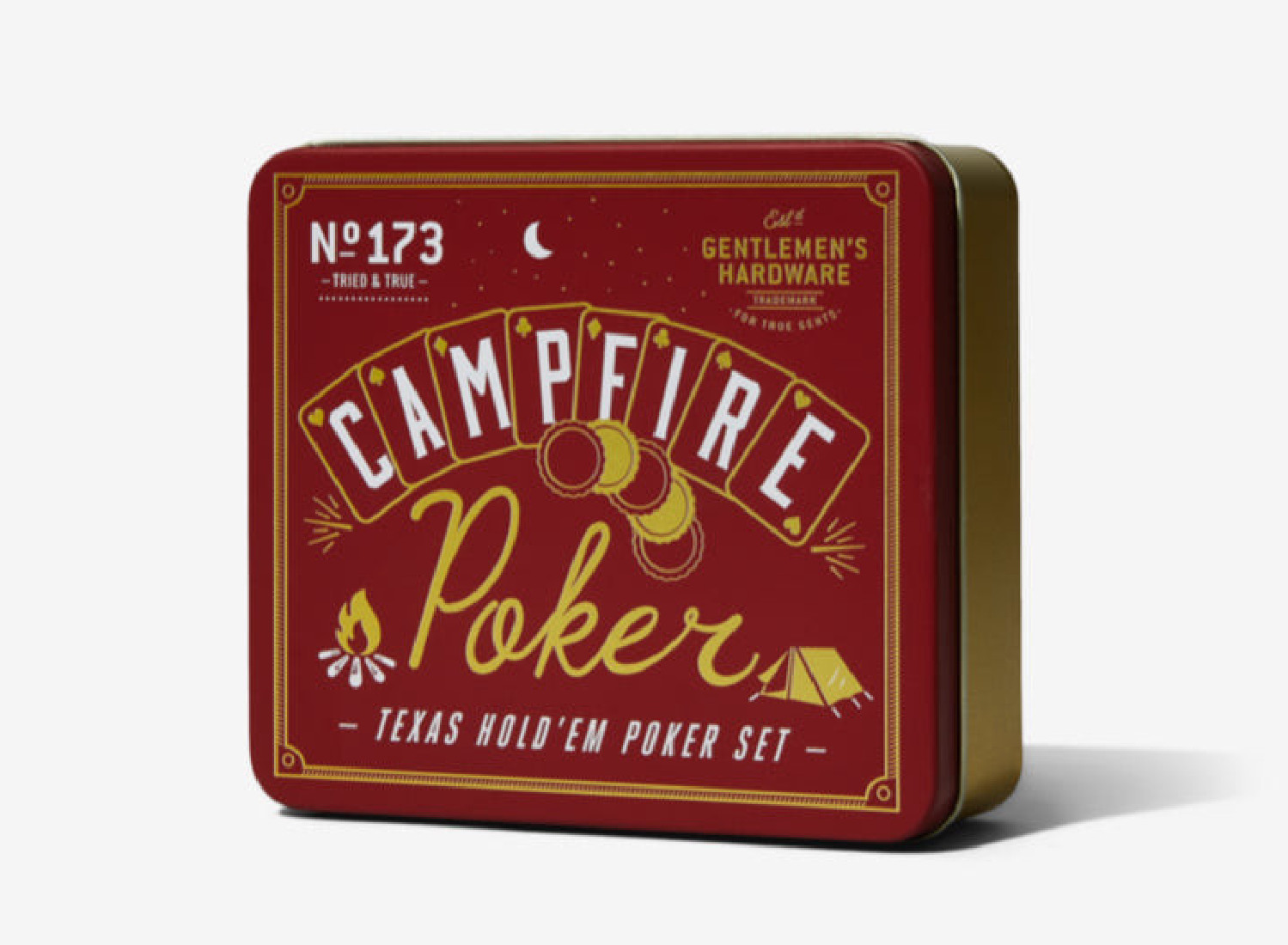 Gentlemens Hardware, Campfire Poker, Texas hold ;em poker set, 173