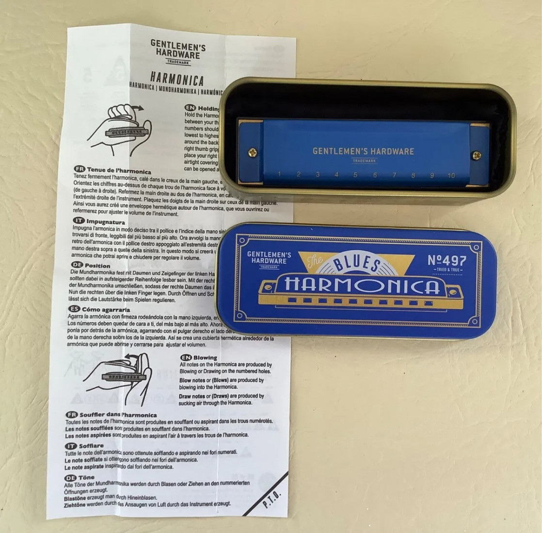 Gentlemens Hardware, Blues harmonica, 497
