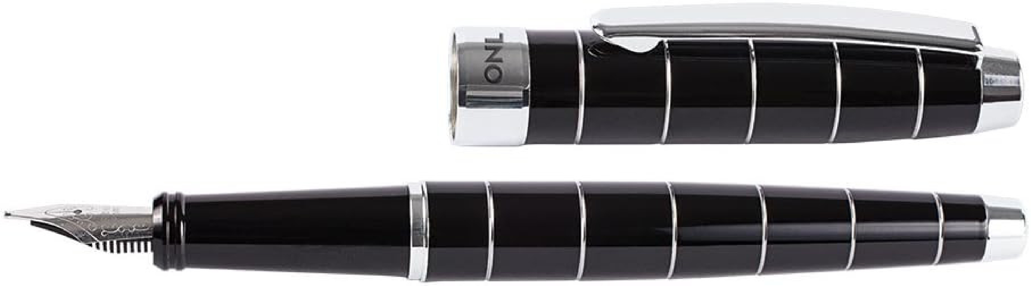 Fountain pen and ballpen set Lined Black 38263 Online