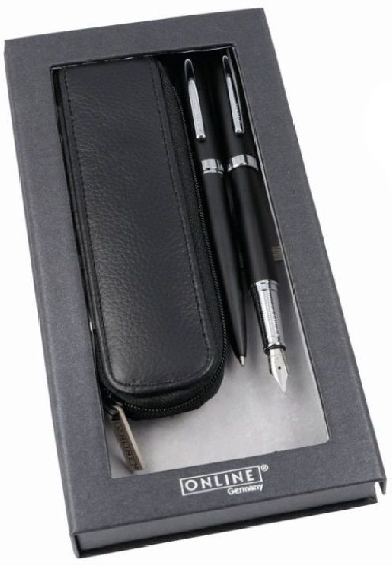 Online Eleganza Fountain Pen and Ballpen Gift Set 80950 Online