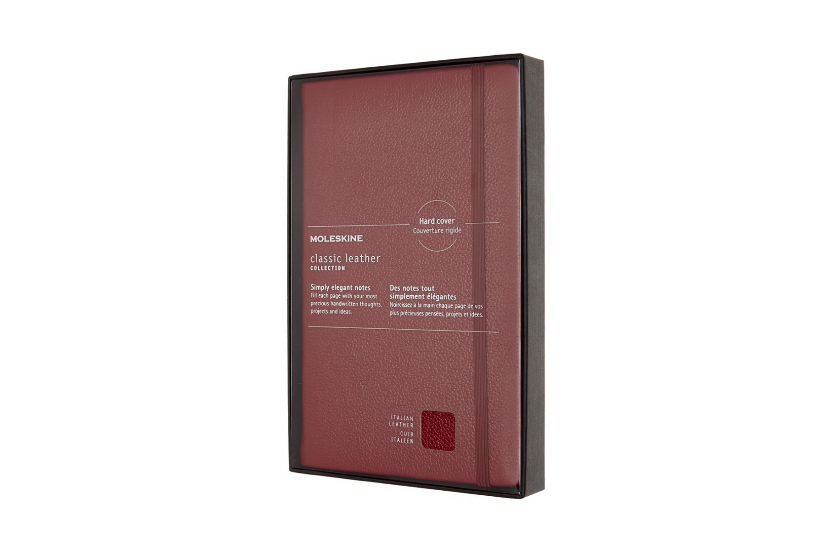 Notebook Limited Edition Leather Bordeaux Large 13x21 Moleskine