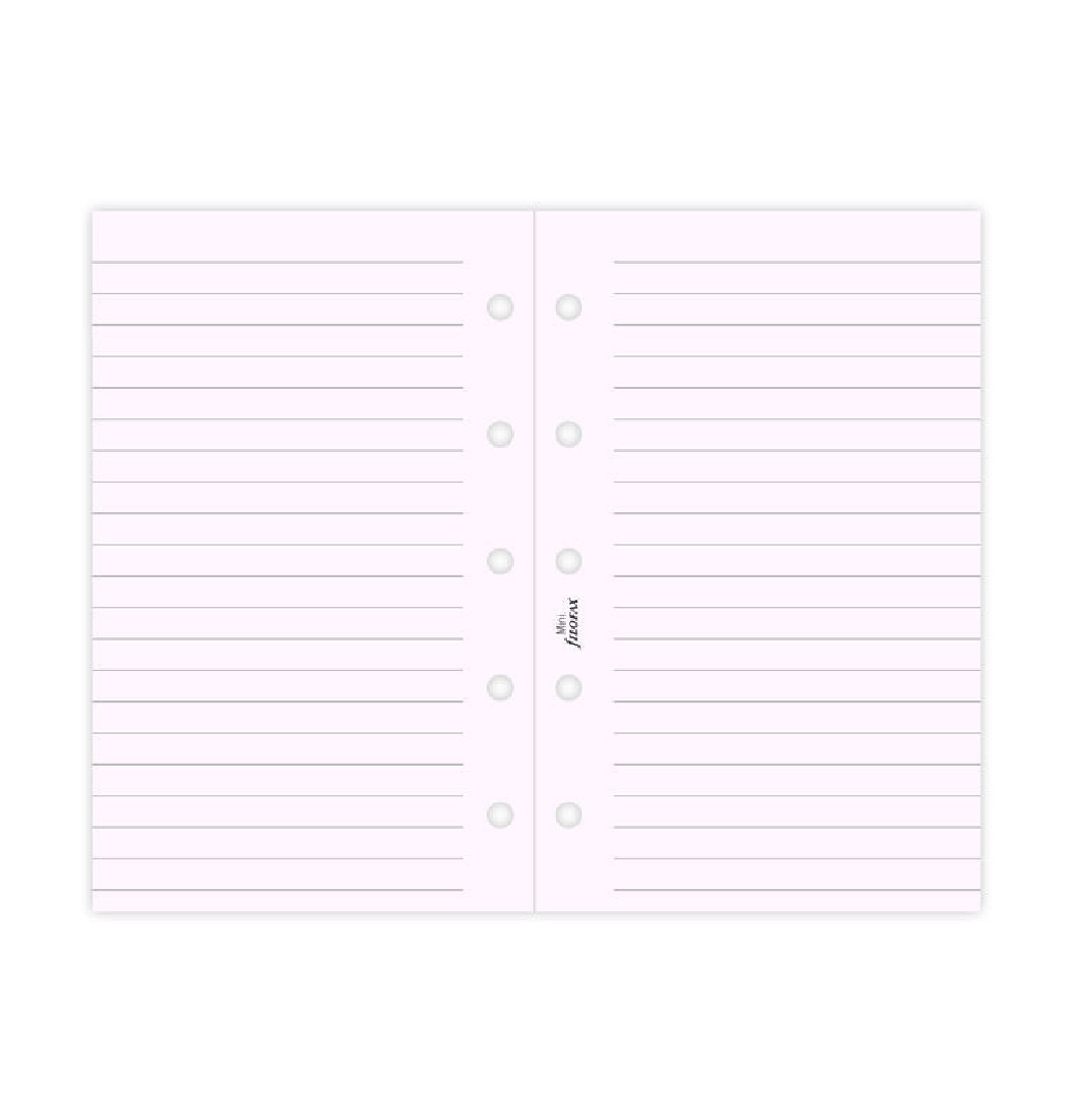 Lavender Ruled Notepaper Refill - Mini 513015 Filofax
